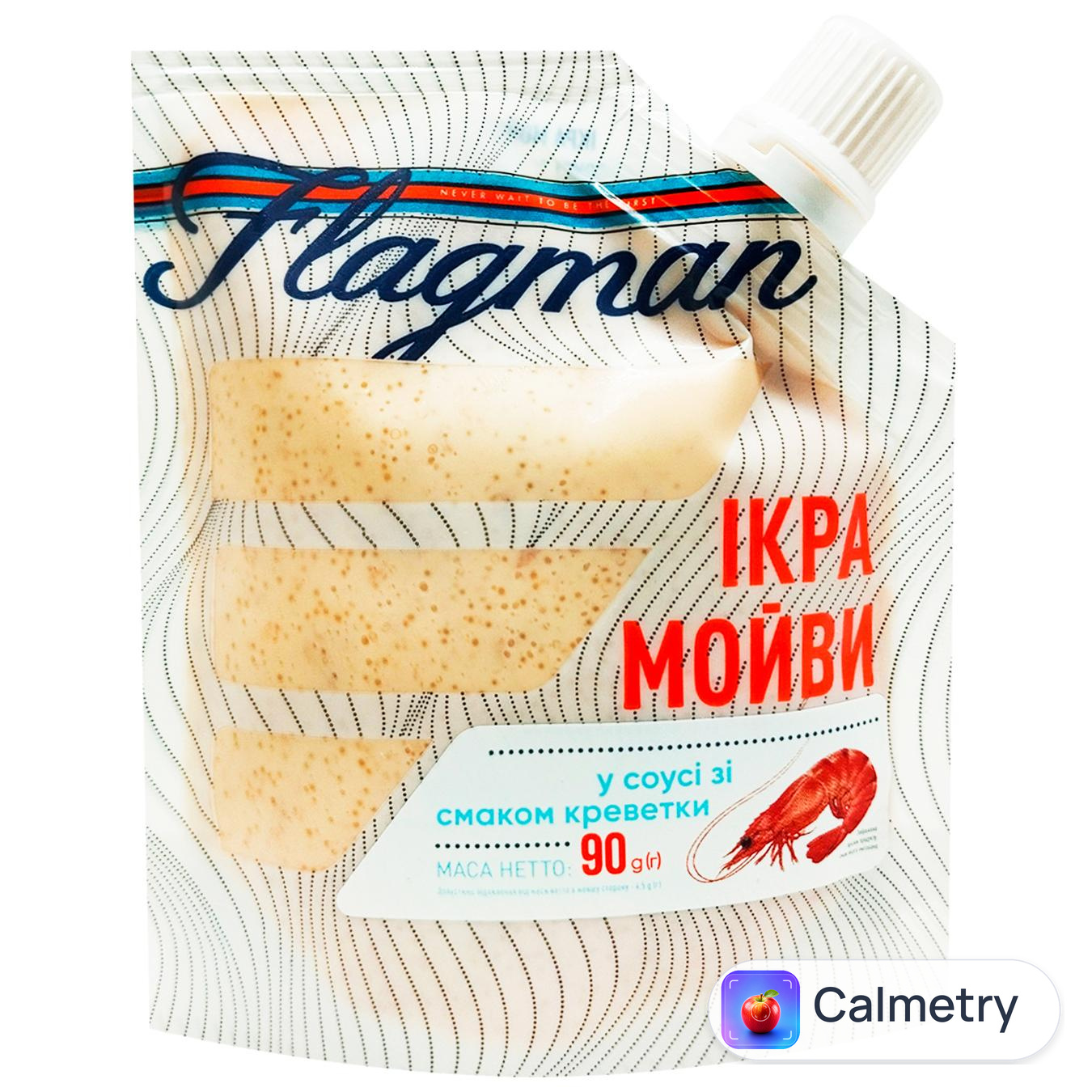 Ікра мойви Flagman у соусі зі смаком креветки 90г