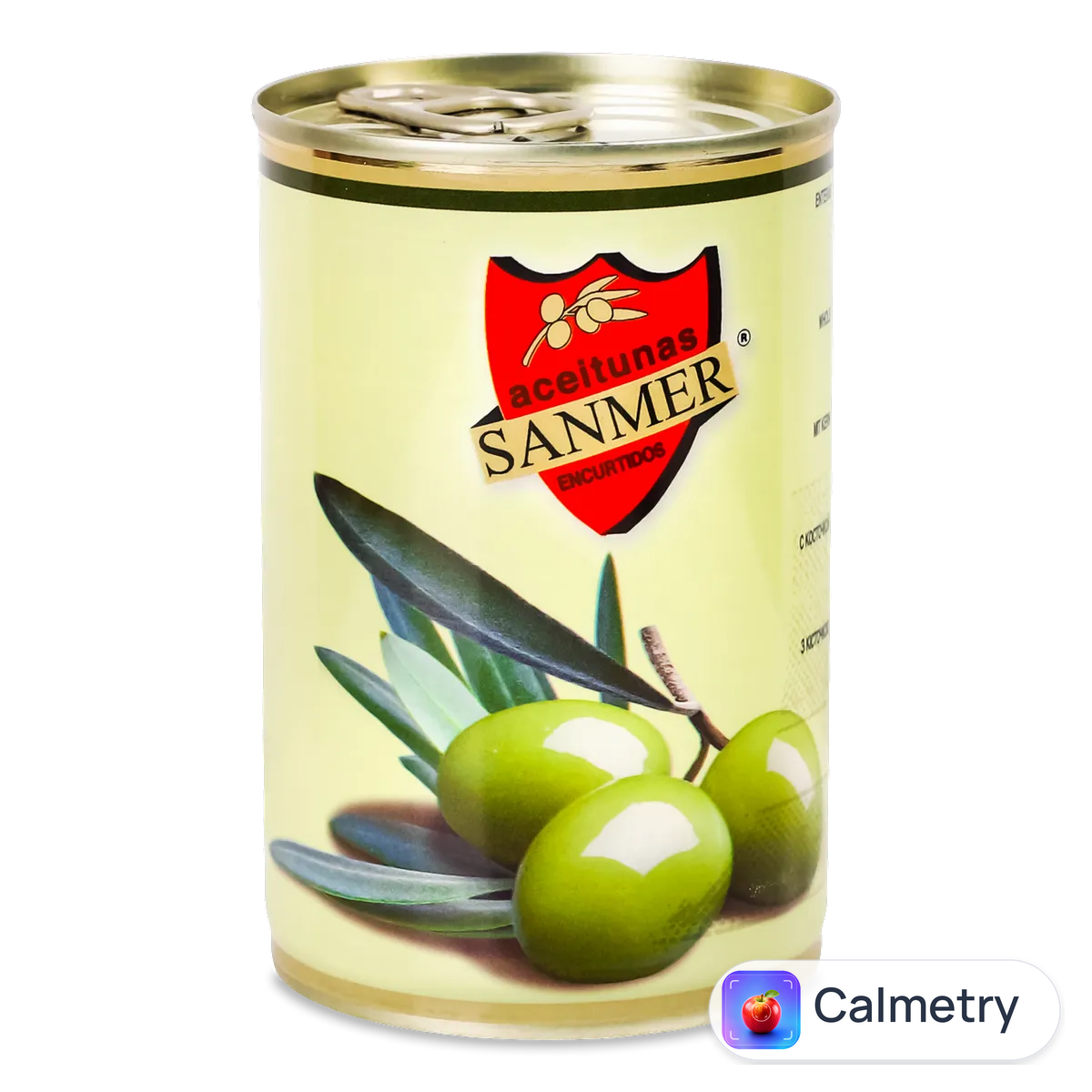 Оливки Sanmer зелені з кісточкою 314мл