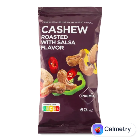 Кеш'ю «Премія»® смажений зі смаком сальси