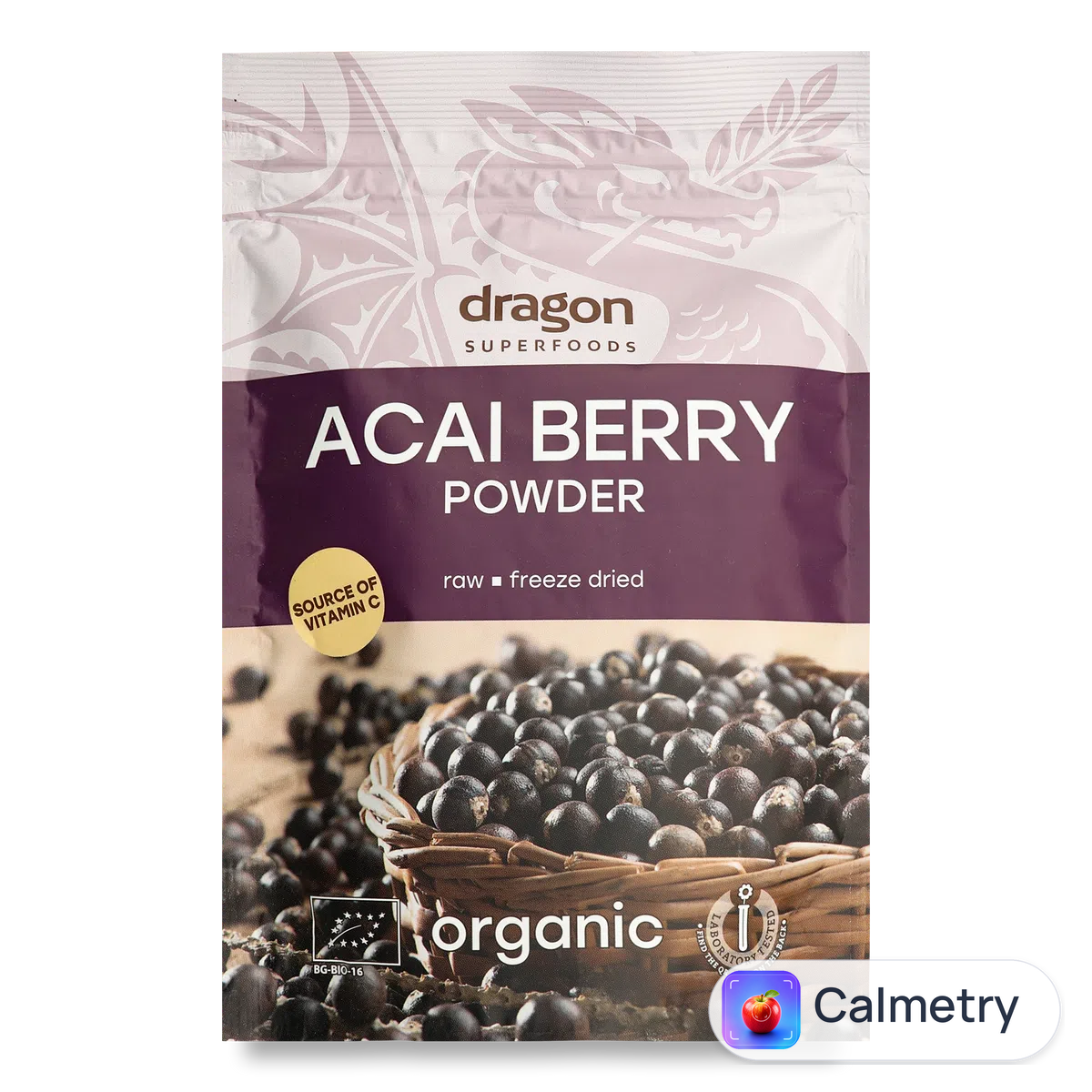 Порошок Dragon Superfoods з ягід асаї 75г