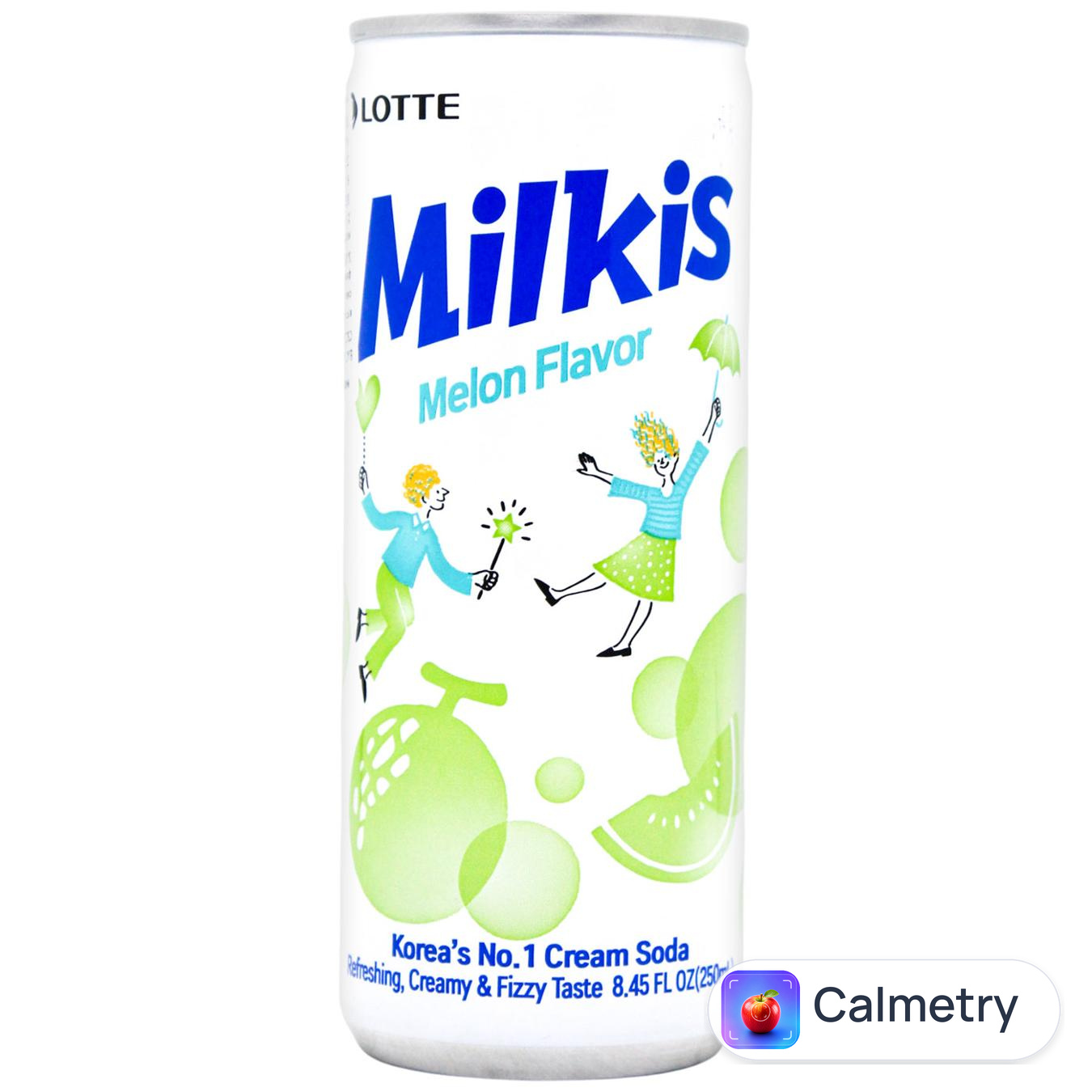 Напій газований Lotte Milkis диня 250мл