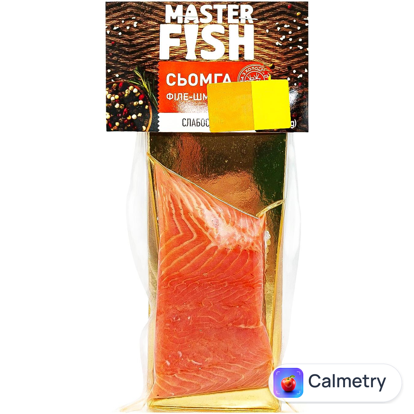 Сьомга Master Fish філе-шматок слабосолена 180г
