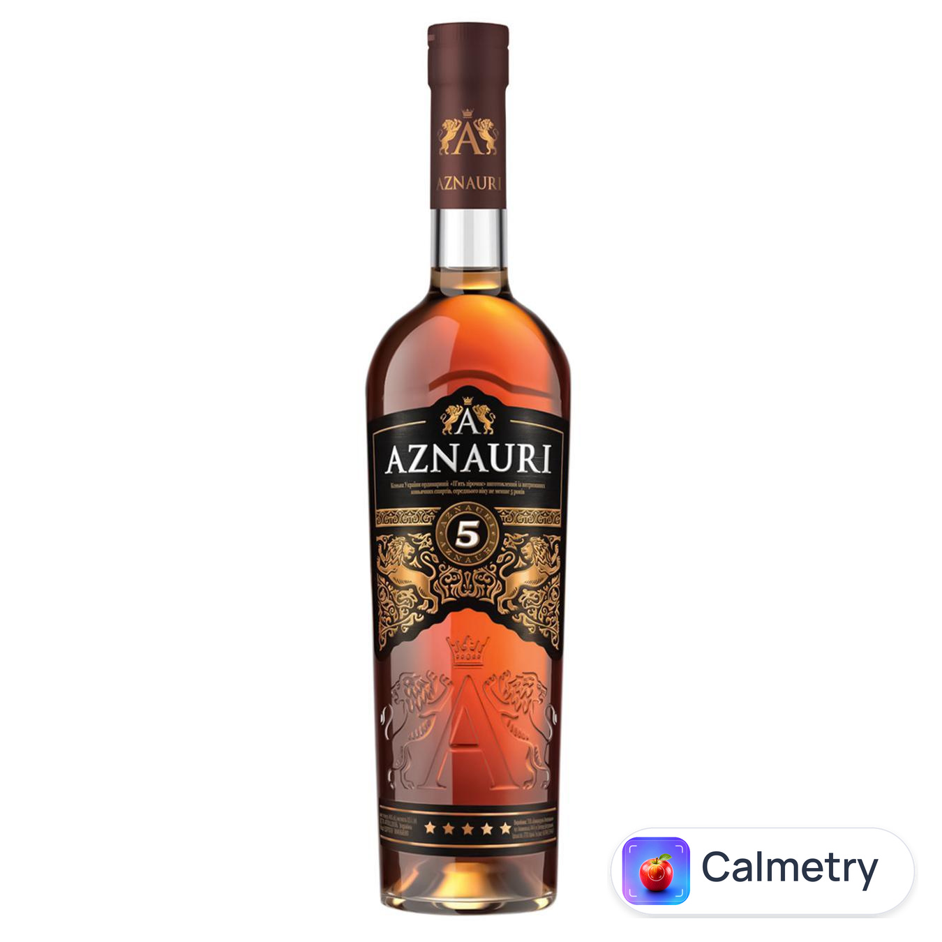 Бренді Aznauri 5 років 40% 0,5л — фото продукту