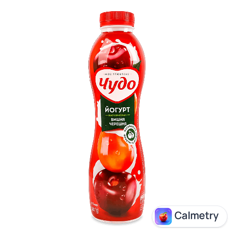 Йогурт «Чудо» «Вишня-черешня» 2,5%, пляшка, 520г
