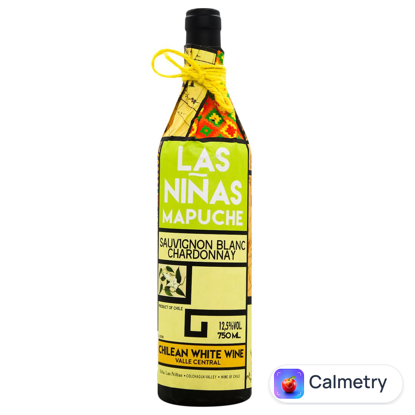 Вино Las Niñas Mapuche Sauvignon Blanc-Chardonnay біле сухе 12,5% 0,75л