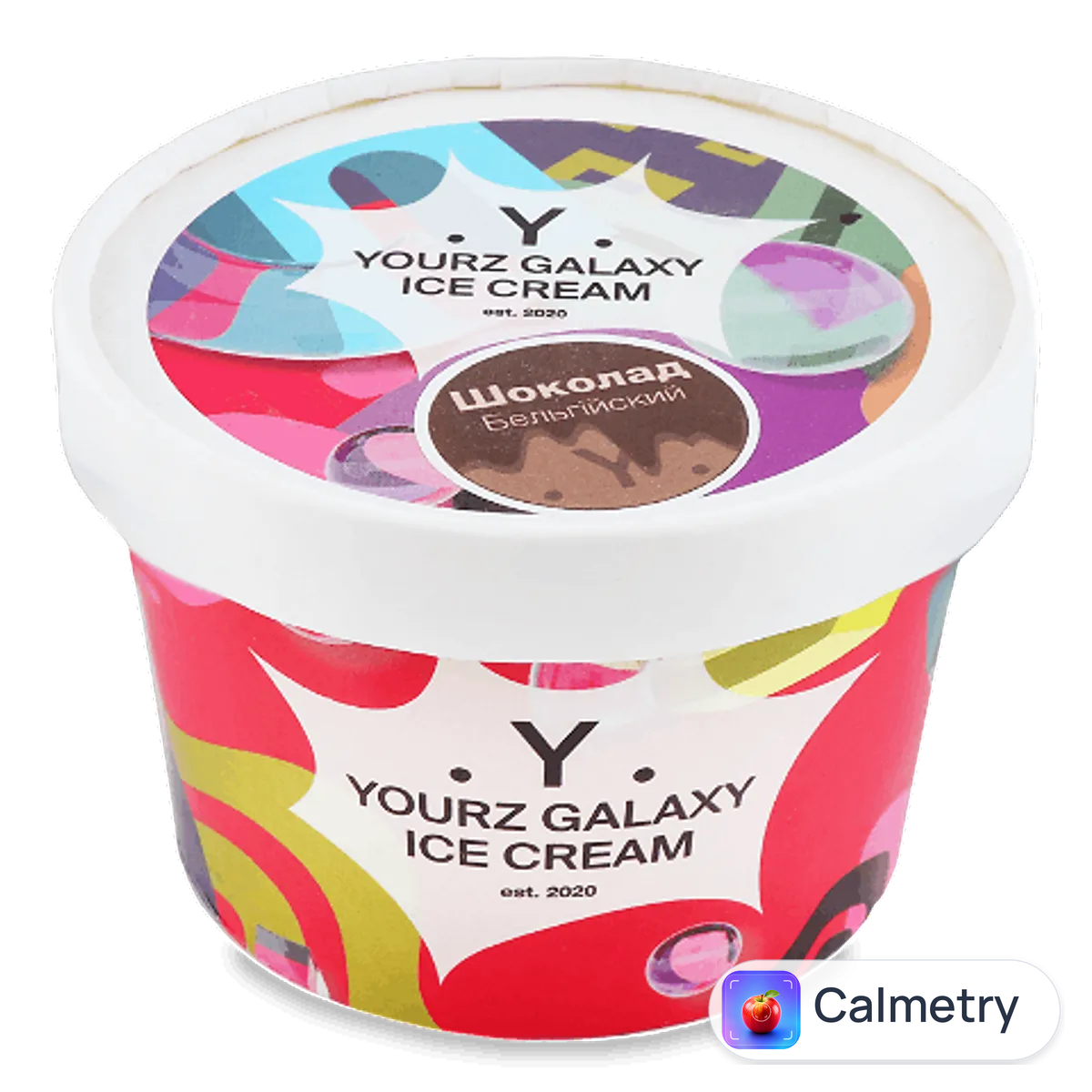 Морозиво «Лавка Традицій» Yourz Galaxy Ice Cream «Бельгійський шоколад» 150г