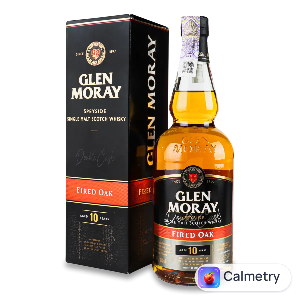 Віскі Glen Moray Fired Oak 10 років 0,7л