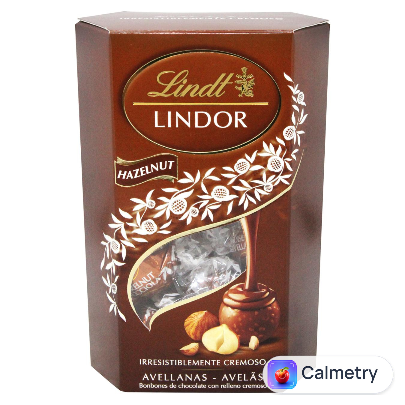 Цукерки Lindt Lindor Молочний шоколад з фундуком 200г — фото продукту