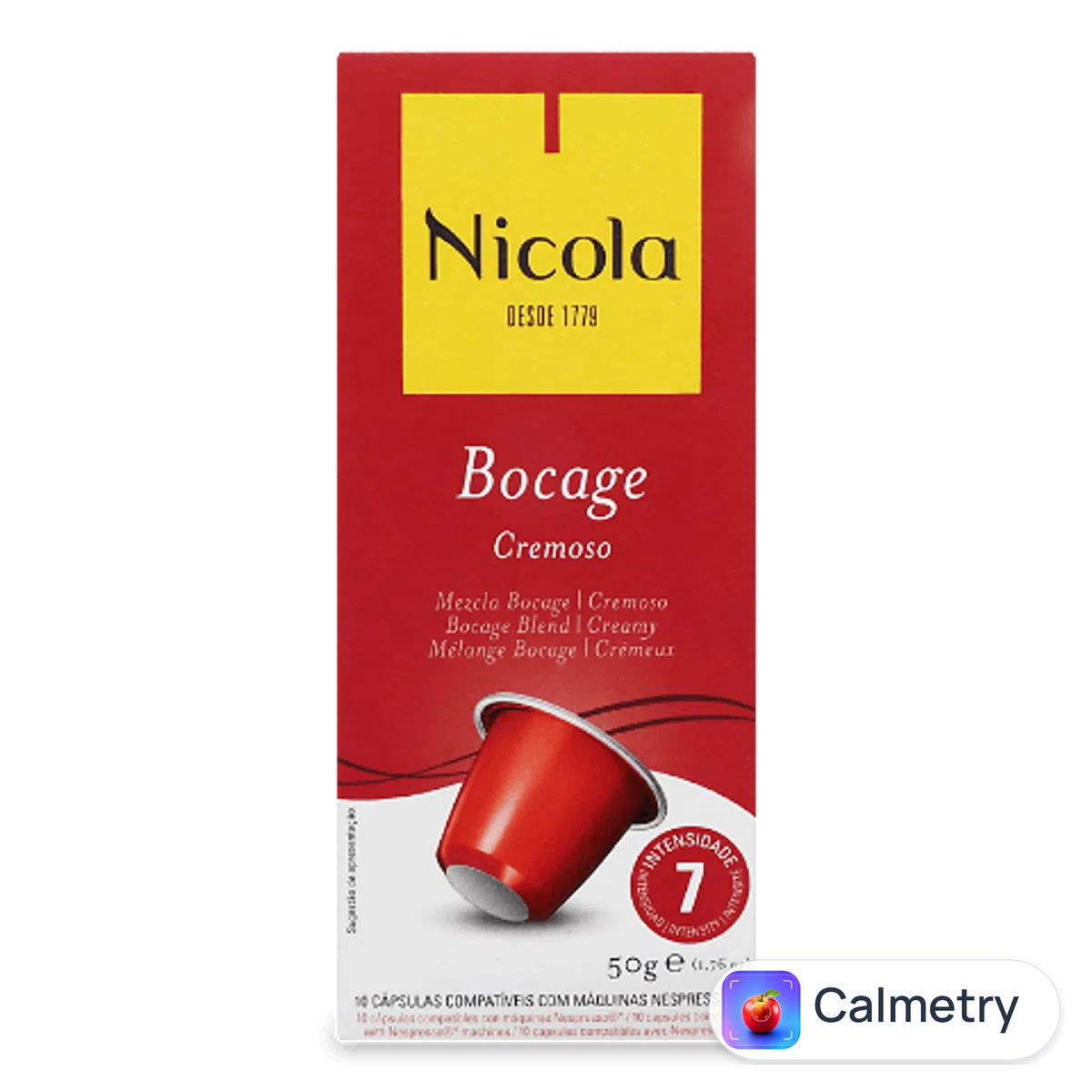 Кава мелена Nicola Bocage в капсулах 50г