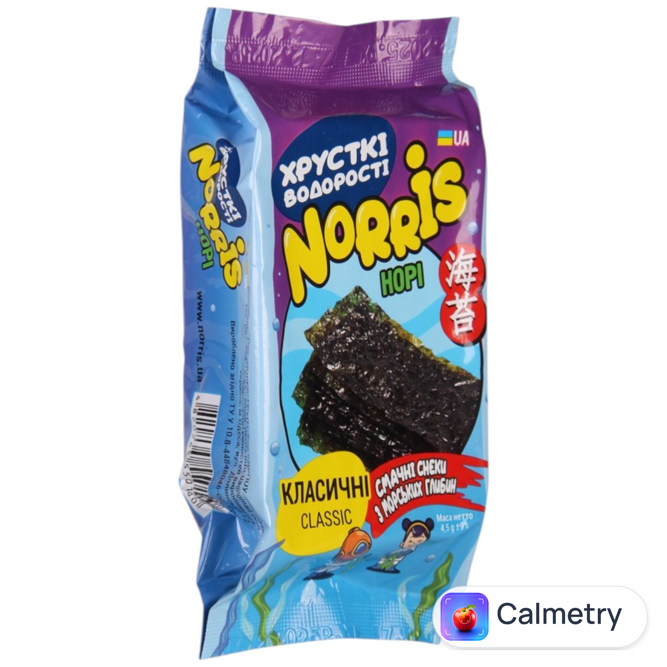 Чипси норі Norris класичні 4,5г