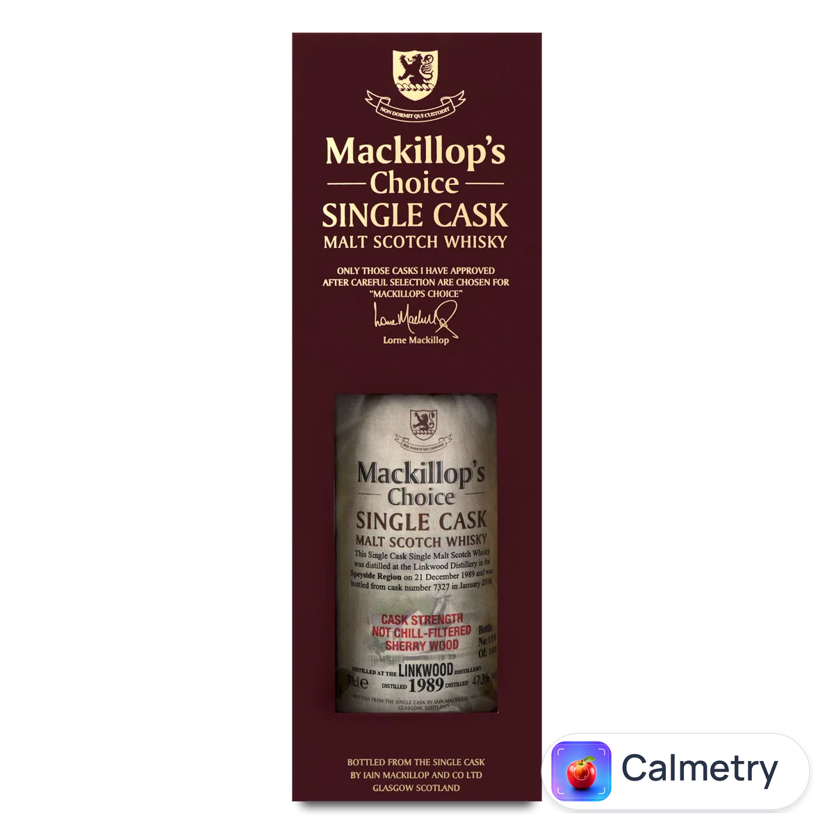 Віскі Mackillop's Choice Linkwood 47,3% 1989 0,7л