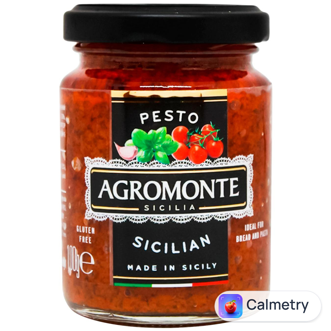 Песто Agromonte з помідорами чері та базиліком 100г