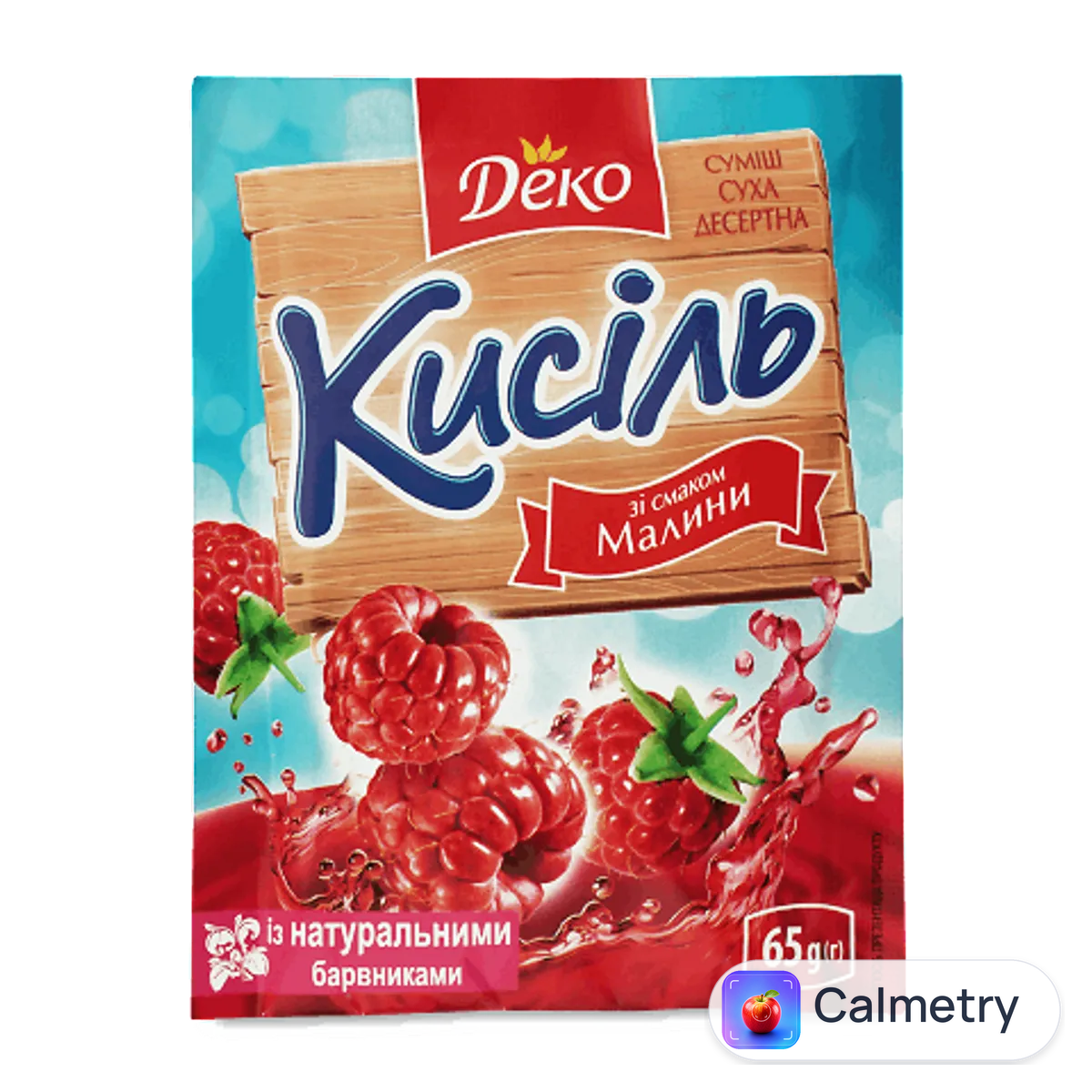 Кисіль Деко зі смаком малини 65г