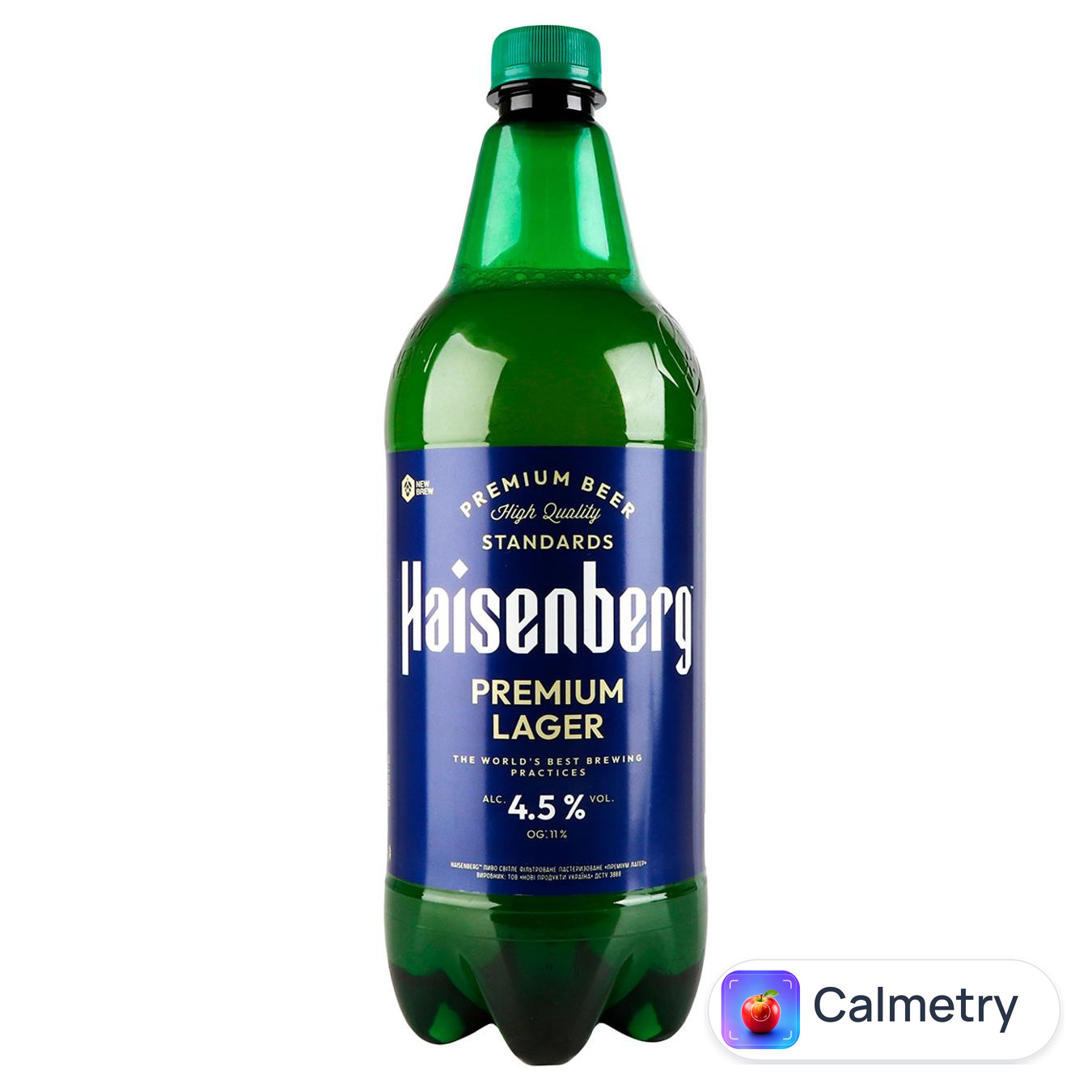 Пиво Haisenberg Premium Lager світле пастеризоване фільтроване 4,5% 1л — фото продукту