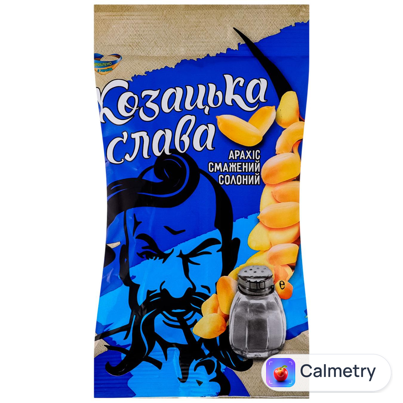Арахіс Козацька Слава смажений солоний 100г — фото продукту