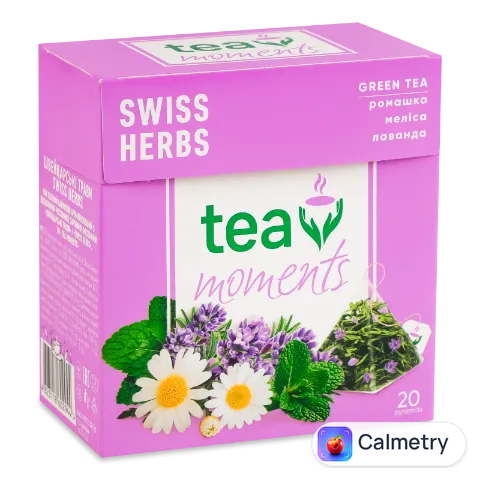 Чай зелений Tea Moments Swiss Herbs