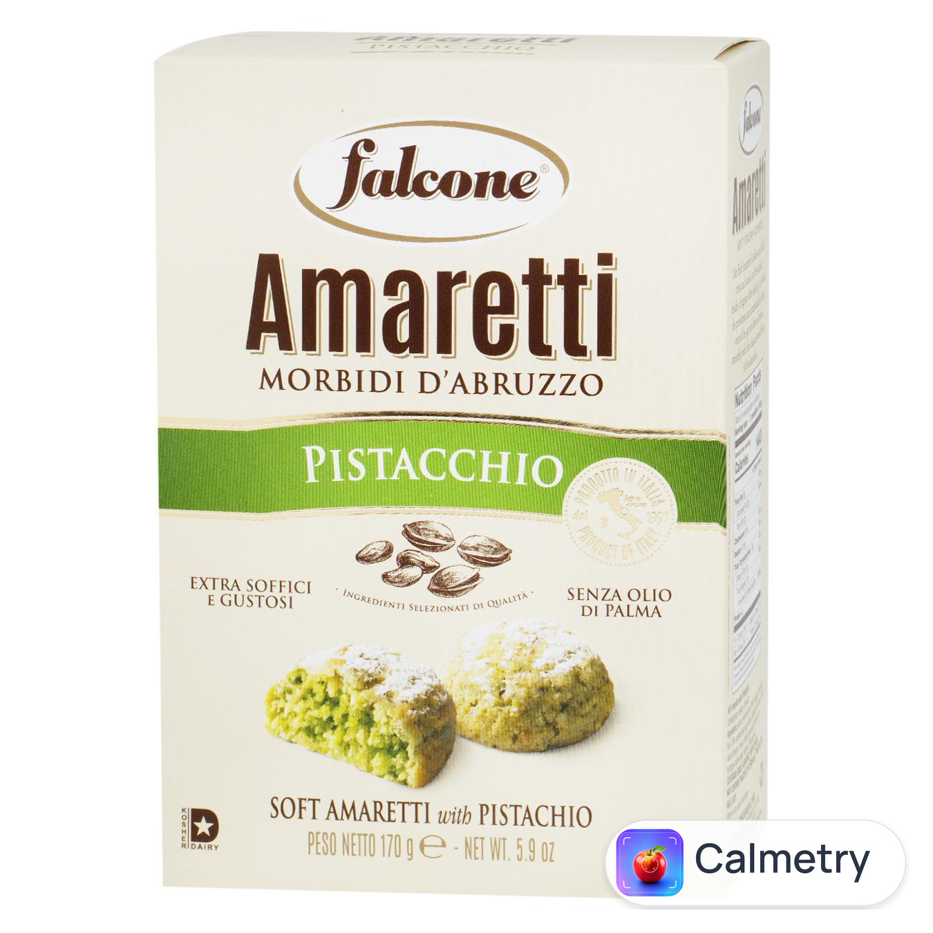 Печиво Falcone Amaretti з фісташкою 170г