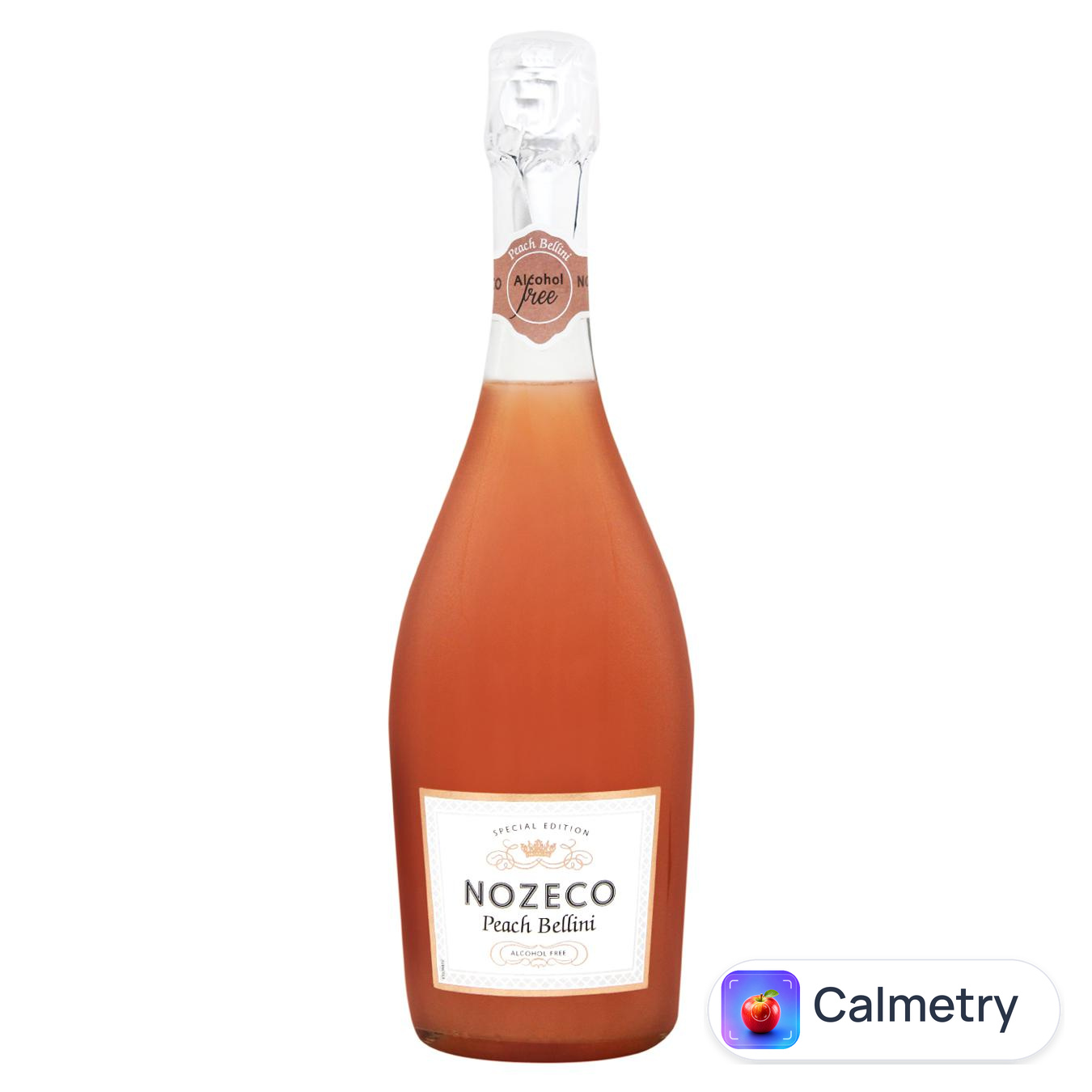 Напій винний Nozeco Bellini Peach білий солодкий безалкогольний 0,75л — фото продукту