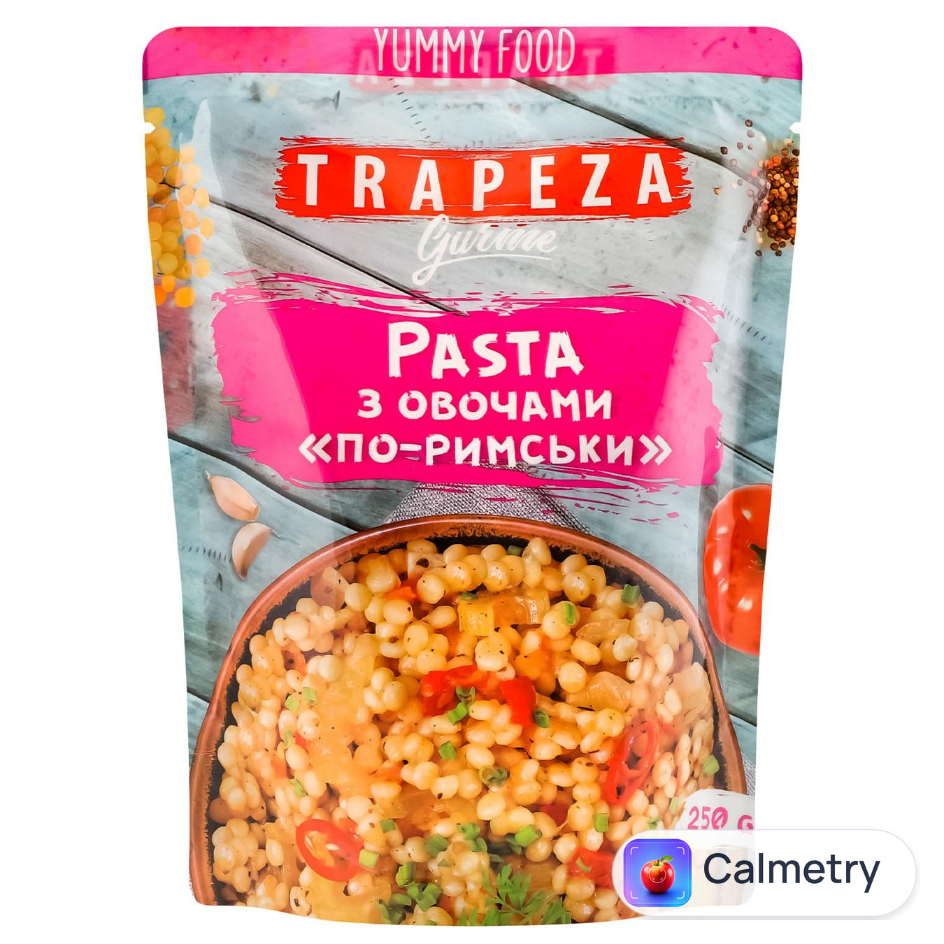 Крупа Trapeza Паста з овочами 250г — фото продукту