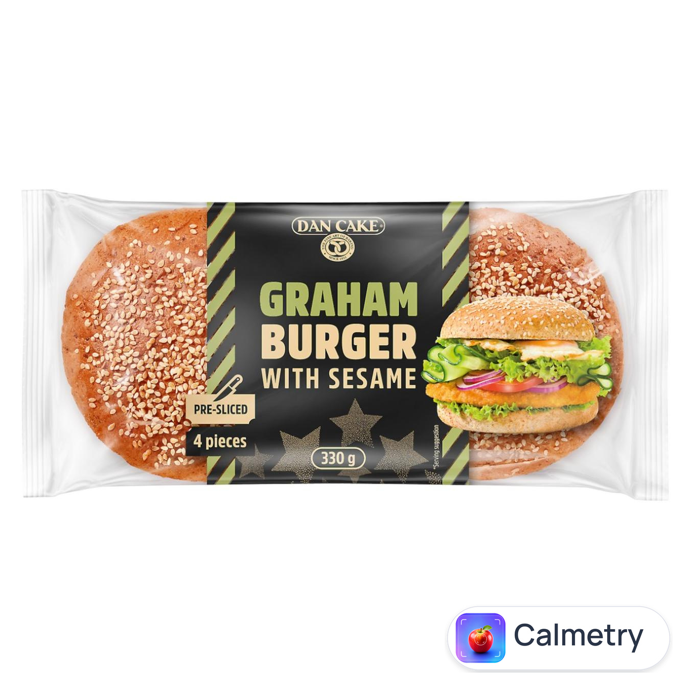Булочки для гамбургерів Dan Cake пшеничні з кунжутом 330г