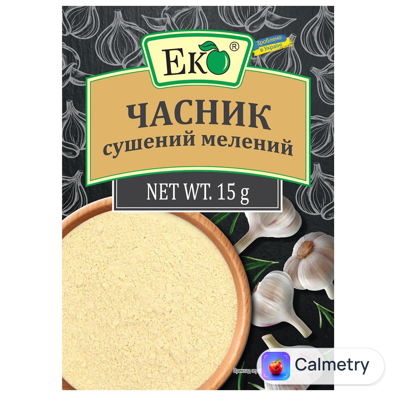 Часник Еко сушений мелений 15г
