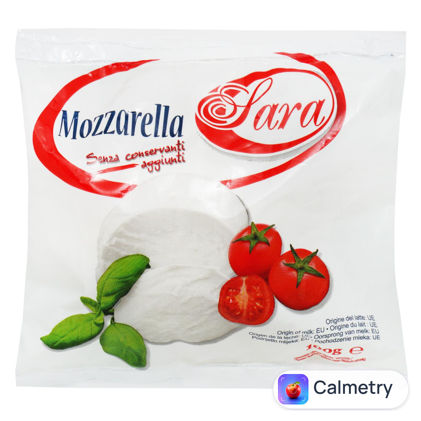 Сир Sara Моцарелла 100г — фото продукту