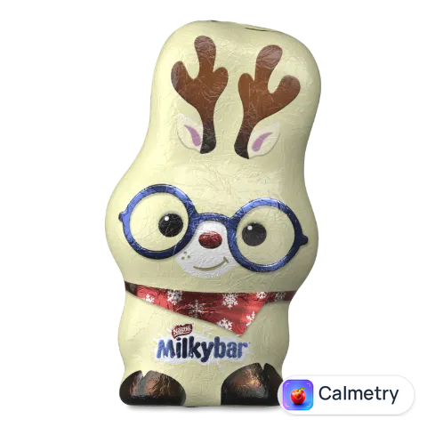 Фігурка Milkybar Олень з білого шоколаду