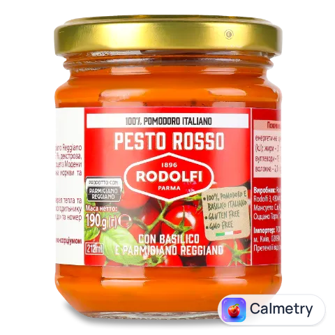 Соус Rodolfi Mansueto «Песто» томати, базилік