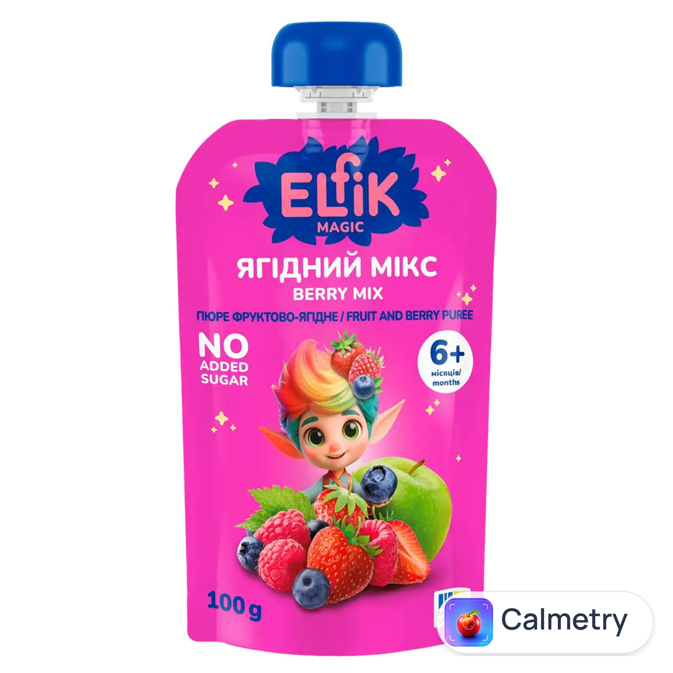 Пюре фруктово-ягідне Elfik Magic Ягідний мікс 200г