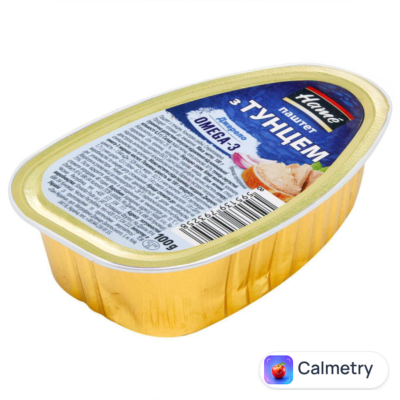 Паштет Hame з тунцем 100г — фото продукту