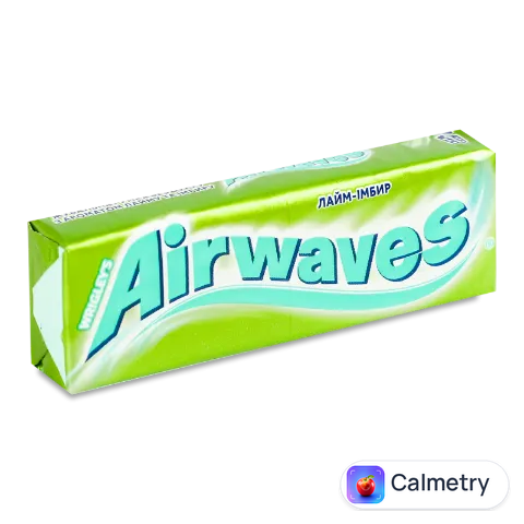 Гумка жувальна Airwaves лайм-імбир