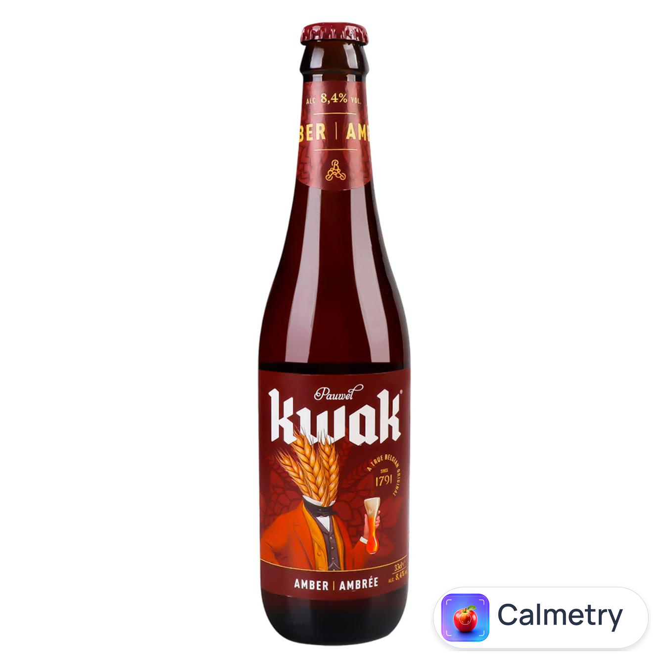 Пиво Pauwel Kwak напівтемне 8,4% 0,33л — фото продукту