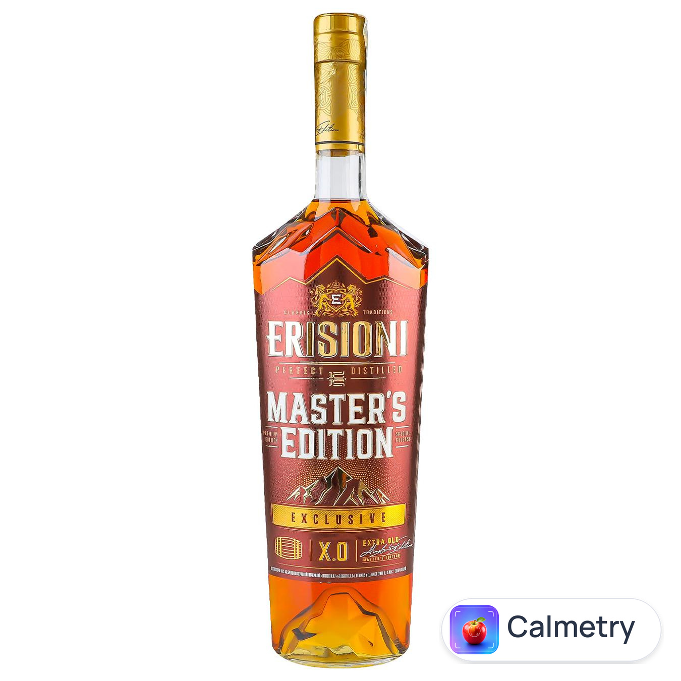 Бренді Erisioni Master's Edition Х.О 7 років 40% 0,5л