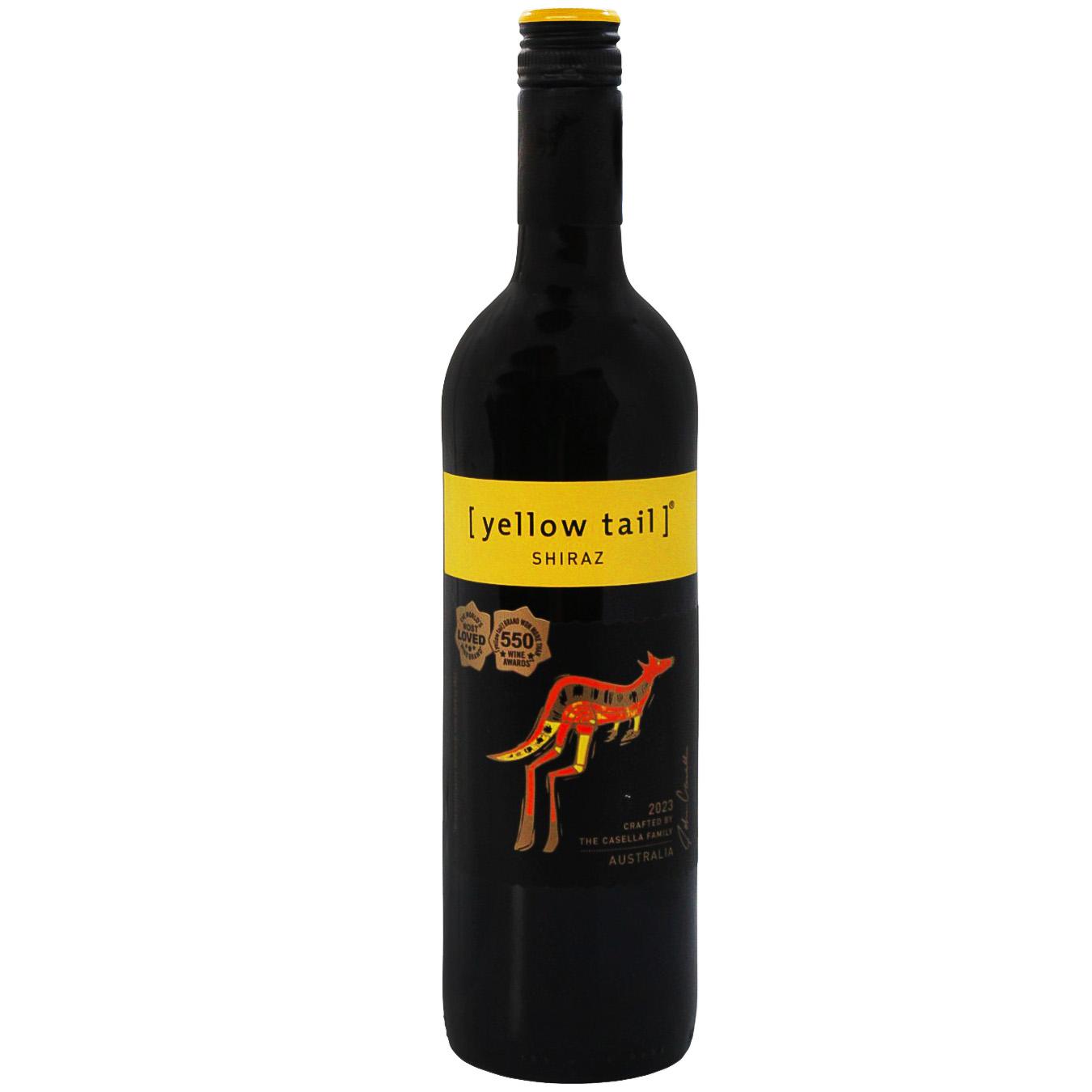 Вино Yellow Tail Shiraz червоне напівсухе 13,5% 0,75л — фото продукту