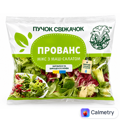 Салат Пучок-Свіжачок Прованс Мікс фрізе з машем, 100г