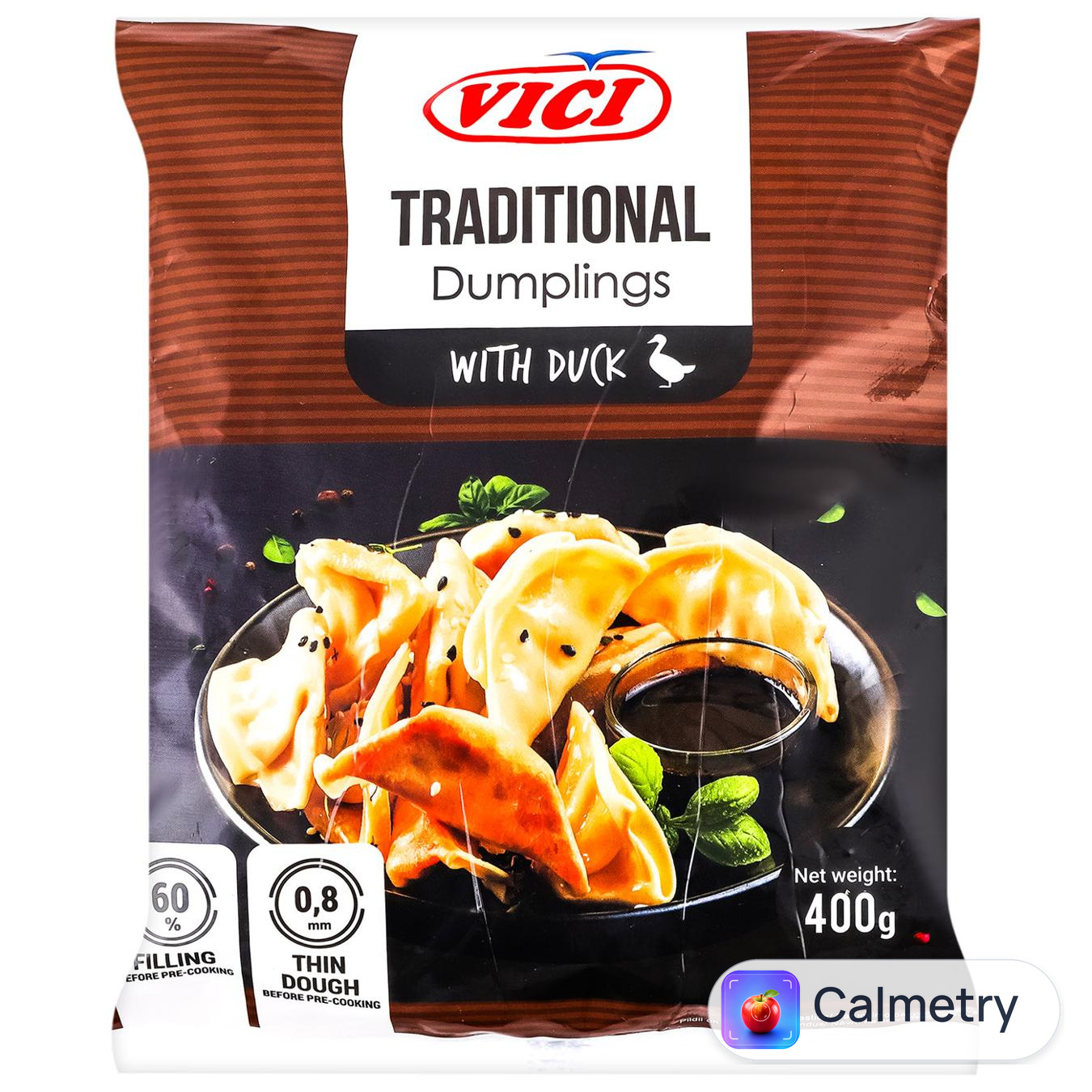 Пельмені Vici Traditional з качкою 400г — фото продукту
