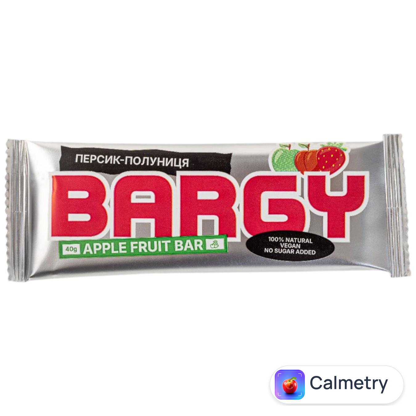 Батончик Bargy Персик-полуниця 40г