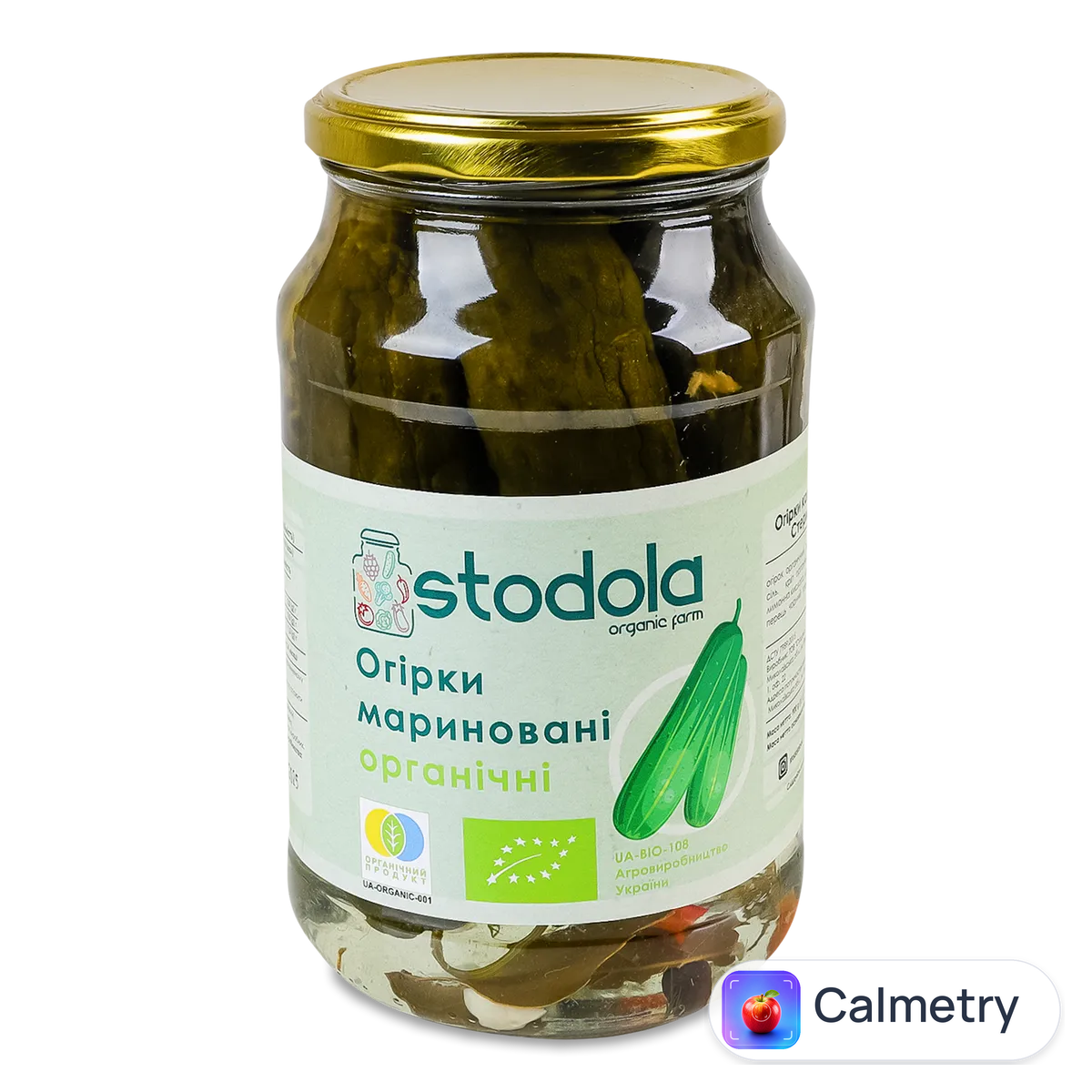 Огірки «Лавка Традицій» Stodola органічні мариновані 900г