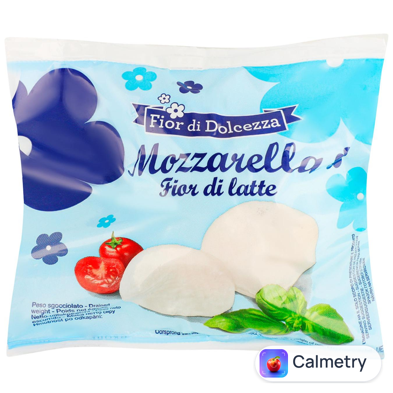 Сир Fior di Dolcezza Моцарелла 40% 100г — фото продукту