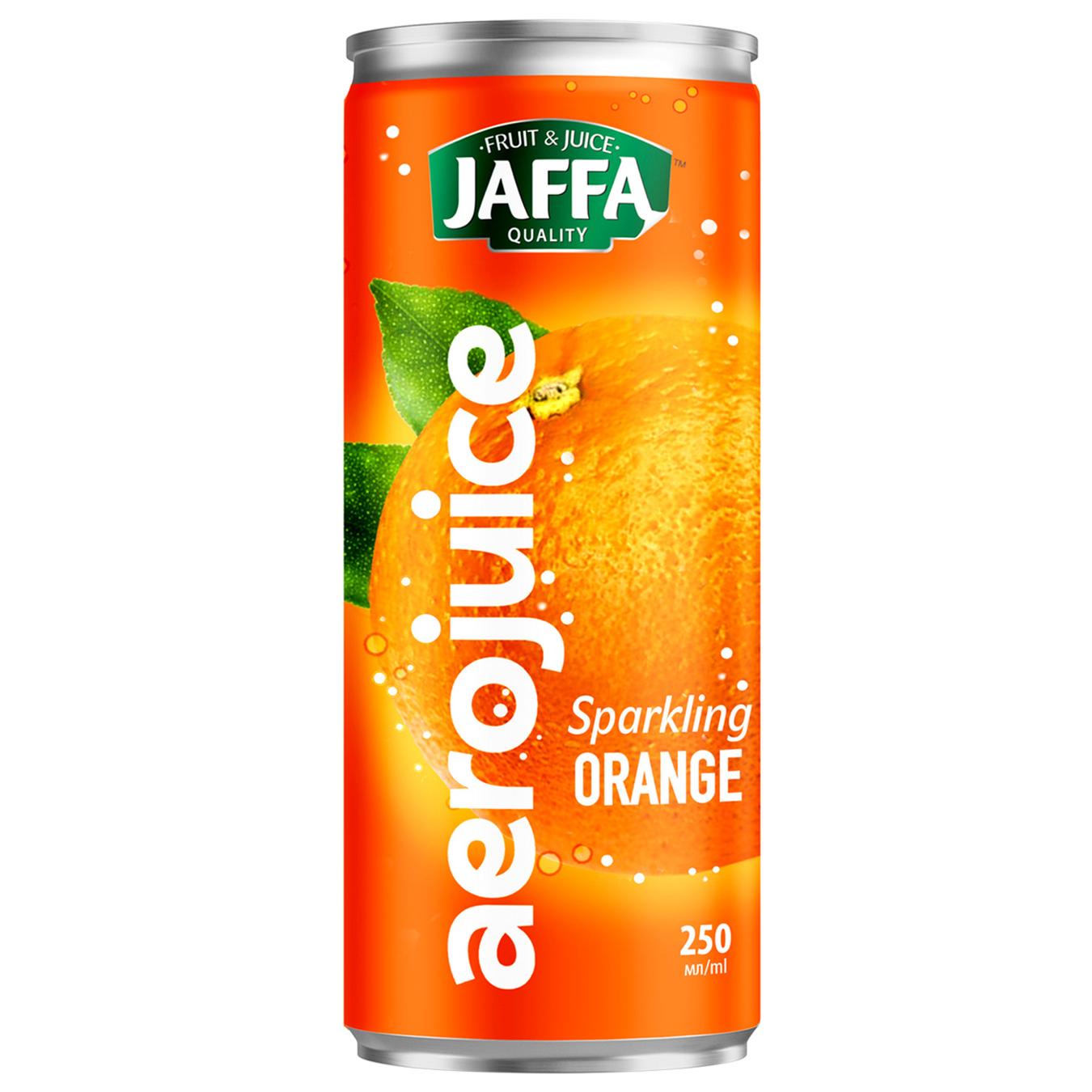 Нектар Jaffa Aerojuice Апельсин газований 250мл — фото продукту
