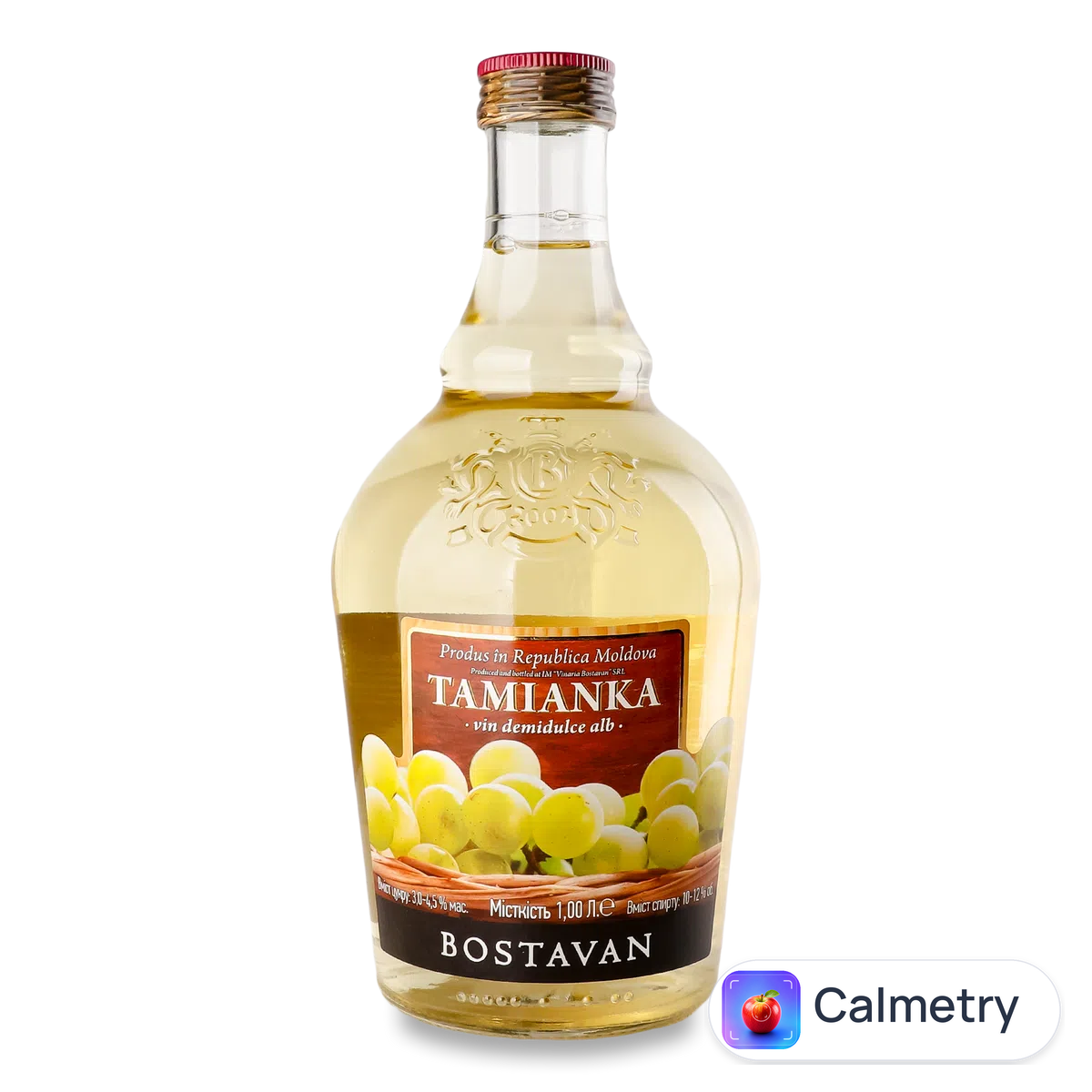 Вино Bostavan Tamianka біле напівсолодке 1л