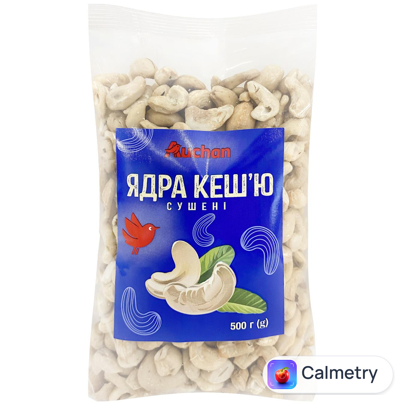 Кеш'ю Auchan сушений 500г