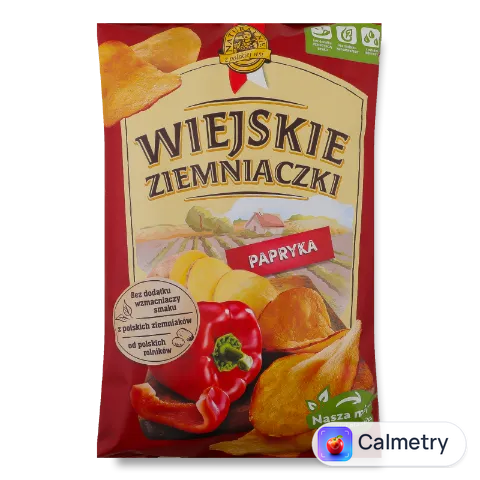 Чипси Wiejskie Ziemniaczki зі смаком паприки