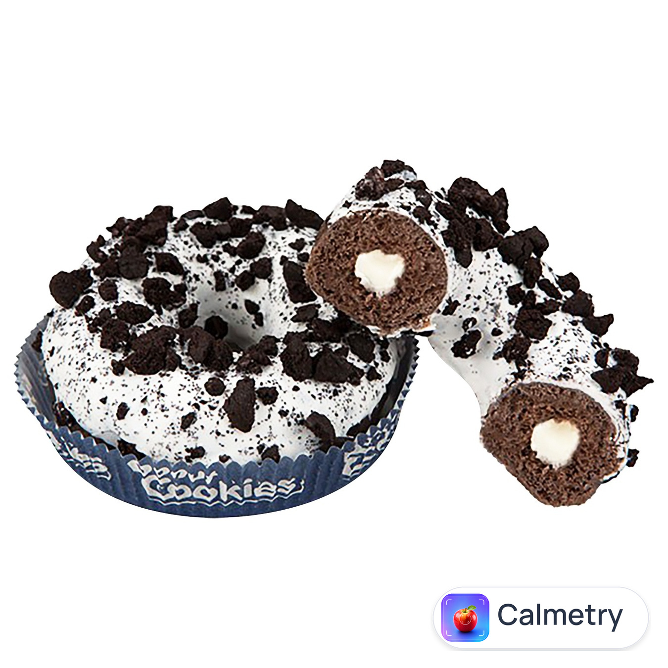Пончик Stokson Cookies з вершковою начинкою 75г