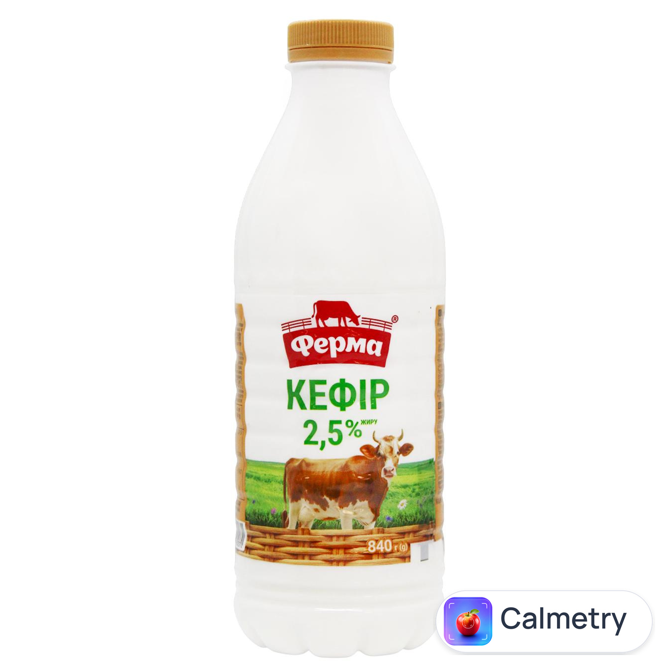 Кефір Ферма 2,5% 840г — фото продукту