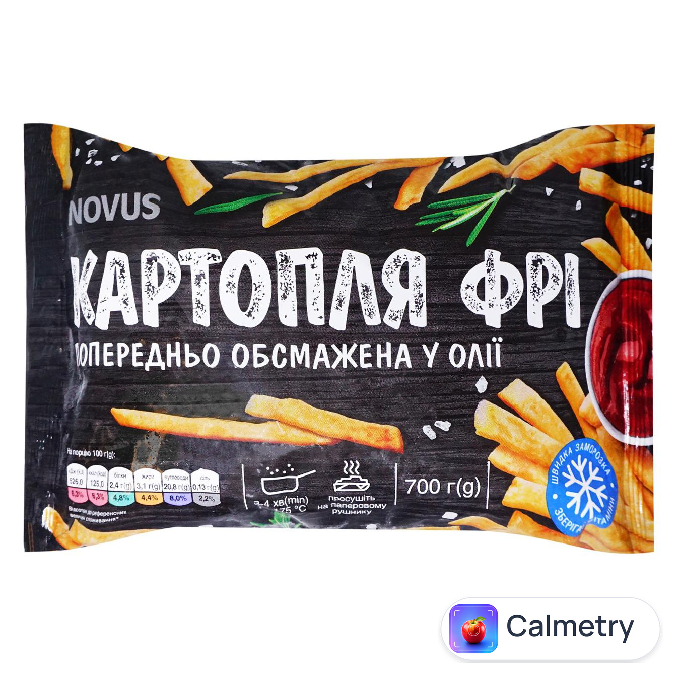 Картопля фрі Novus 700г — фото продукту