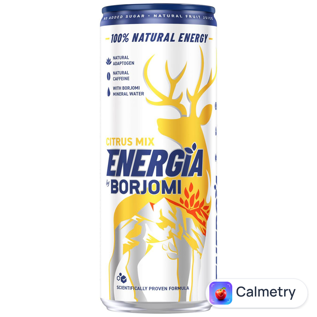 Напій тонізувальний Borjomi Energia Citrus Mix зі смаком цитрусових 240мл — фото продукту