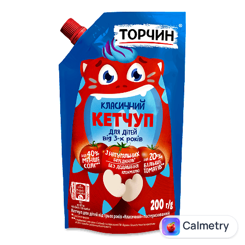 Кетчуп «Торчин» «Класичний» дитячий, 200г