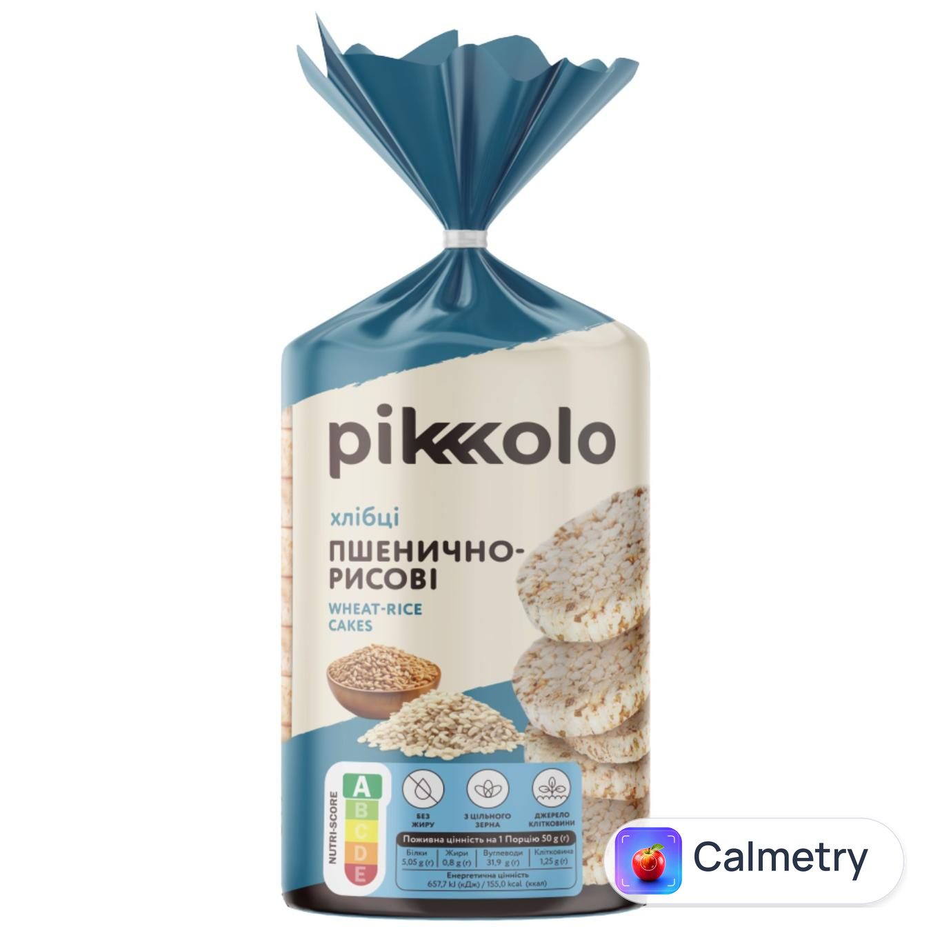 Хлібці Pikolo пшенично-рисові 100г