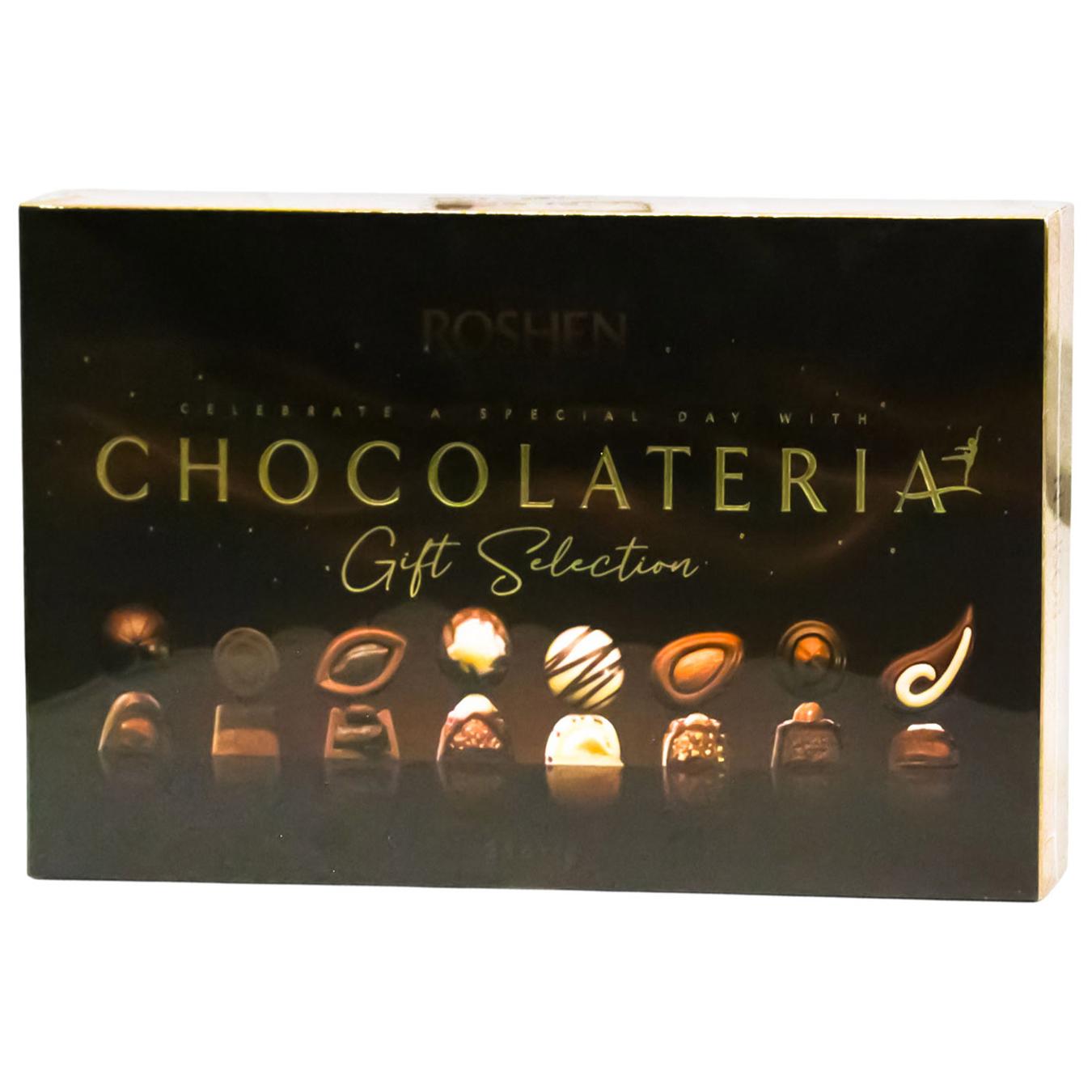Цукерки Roshen Chocolateria 256г — фото продукту